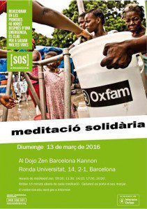 Dojo Zen | Budismo Zen en Barcelona | Agraïment als meditadors solidaris
