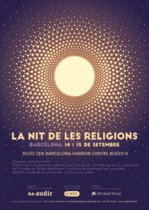 Dojo Zen | Budismo Zen en Barcelona | 2019/09/14 Nit de les Religions. 14 i 15 de setembre
