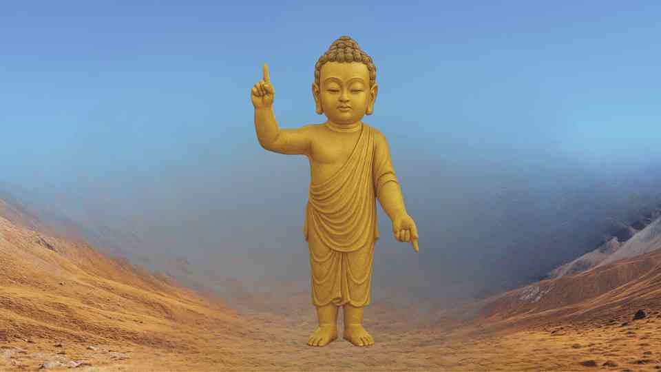 vesak buda infant
