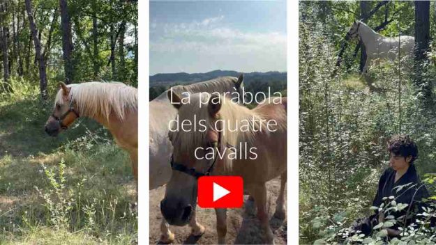 paràbola parabola quatre 4 cavalls caballos parábola