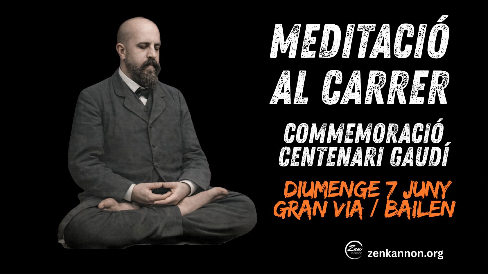 centenari gaudi meditació carrer centenario meditación meditacion calle street meditation